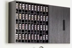 Modernos Organizadores de Pared Pintados para Salón de Belleza, en Madera, para Colorear el Cabello - Product Image 3