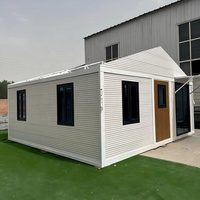 Maison conteneur extensible Australie, toit plat, conforme NCC, plafond de 2,4 m, mini-maison préfabriquée 2 chambres, villa