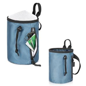 Sac de craie d'escalade durable personnalisé en usine sac à craie Boulder à double poche intérieure pour boule de craie - Product Image 2