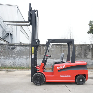 מלגזה חשמלית 4x4 בעלת עוצמה מלאה, 2.5 טון, 3 טון, מלגזת משטחים הידראולית, מלגזה חשמלית 3.5 טון, מלגזה לכל סוגי השטח למחסנים - Product Image 2