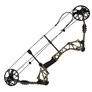 15-75 磅射箭迷彩 RH 30-55 磅复合弓箭设置钓鱼和狩猎