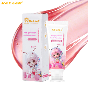 Dentifrice Anti-Carie et Anti-Sucre Keleek pour Enfants, Saveur Fraise, Soin des Gencives au Venin d'Abeille et d'Espeautre pour Enfants - Product Image 1