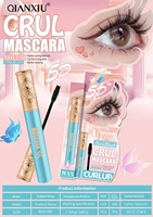 Mascara Qianxiu Imperméable, Courbant, Allongeant, Volumisant, Anti-bavures, Longue Tenue, Cosmétiques pour les Yeux