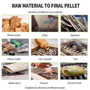 RICHI Powerful Double Shaft Wood Shredder For Wood Pallets Logs Branches Stump Waste Recycling Shredder <strong>Machine</strong> - Product Image 2