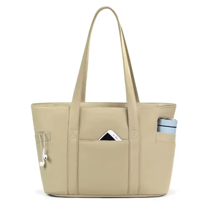 Nouveau sac à main en toile tendance, sac pour ordinateur portable en cuir pour femme, sac de shopping spacieux et élégant - Product Image 6