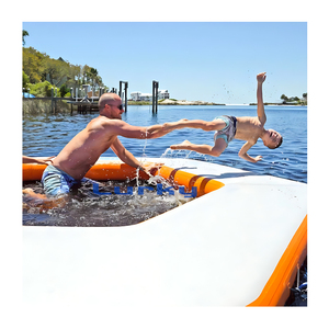 Bơi Đảo Nổi Bè Lá Nước Máy Bay Phản Lực Trượt Tuyết Dock Nổi Nền Tảng - Product Image 4