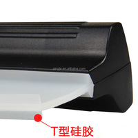 Qingle silicone raclette de fenêtre lame d'essuie-glace à eau lame de séchage en silicone souple de voiture en forme de T