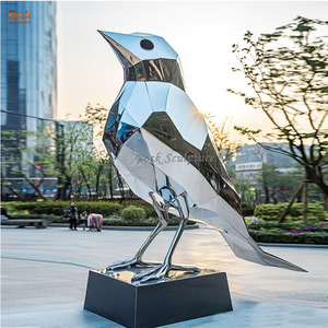 Tùy chỉnh ngoài trời thép không gỉ Đại Bàng điêu khắc và kim loại đại bàng nghệ thuật điêu khắc cho vườn và vuông trang trí - Product Image 6