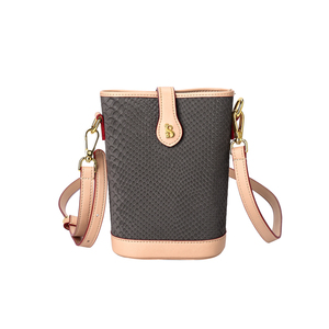 Sac à main seau pour femme, best-seller, à bandoulière unique, haut de gamme, élégant, en cuir PU tissé, imperméable, avec fermeture éclair - Product Image 1