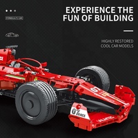 Bloc de construction de voiture le plus vendu avec télécommande F1 Simulation bloc de construction de course modèle de voiture 928 pièces