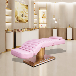 High-<b>End</b> Custom Electric Beauty <b>Bed</b> with Lifting Feature Modern Design for Salon Use for Body and Eyelash Massage - Product Image 2