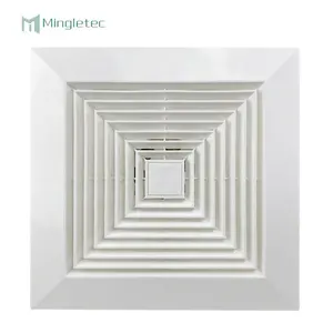Hot Sale Home Toilet Office use Square Ventilation Ceiling Mount Duct Exhaust Fan