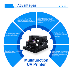 Best Price A3 SIZE Uv Led Lamp Flatbed UV <b>Printer</b> for Flat Materials <b>Printer</b> Phone case Glass - Product Image 5