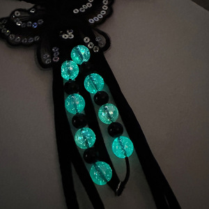 Ding Zhi Mei Sexy <b>Thong</b> Underwear With Beads And Sequin Butterfly Design For Women Intimates Accessories - Product Image 4