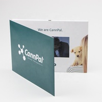 Fabricant fournisseur de fournitures artisanales écran 7 pouces, livret de vœux d'affaires, livre cadeau personnalisé, affiche vidéo lcd
