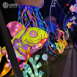 크리스마스 조명 야외 장식 조명 크리스마스 할로윈 장식을위한 3D 거리 조명 해파리 - Product Image 3