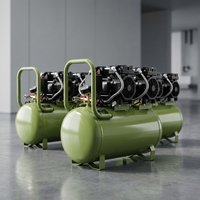 Compresseur d'air 3hp, 30l, 50 litières, 220 volts, Mini Machine médicale Portable et silencieuse, 220 V, 50 l