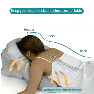 Disincollamento Retinico, Cura Oculare Post-Operatoria, <span class=keywords><strong>Vitrectomia</strong></span>, Posizione Prona, Cuscino in Memory Foam per Dormire Prono - Product Image 3
