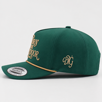Casquette de baseball de performance avancée pour le golf, sportive, avec logo personnalisé brodé à la main, en nylon imperméable et polyester, motif pois, en tissu Oxford