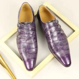 Chaussures habillées de luxe légères et de haute qualité pour hommes, à bout carré, à lacets, antidérapantes, respirantes, pour affaires et mariages, printemps-été, très populaires - Product Image 3