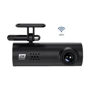 กล้องบันทึกวิดีโอแบบ Dash CAM สำหรับรถยนต์กล่องสีดำขนาดเล็กซ่อน HD 2K WIFI