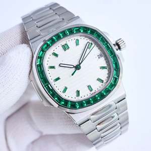 Montre de luxe pour homme, de haute qualité, originale, élégante, simple, en alliage, bracelet en acier crocodile, marque de luxe Pateks - Product Image 1