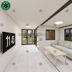 Casa Contenedor Prefabricada Expandible de 40 Pies, Casa Pequeña Prefabricada de Acero Ligero Plegable, Villa Modular Plegable - Product Image 5