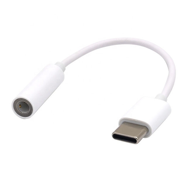 USB C to Headphone Jack Adapter with Microphone Application Type C Connector