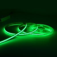 Bande lumineuse LED intelligente Cob sans fil en silicone, télécommande, 10m, 5m, RVB