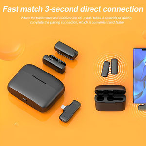 J13 không dây Lavalier Microphone không dây Lavalier Microphone âm thanh <span class=keywords><strong>video</strong></span> ghi âm mini Mic cho <span class=keywords><strong>iPhone</strong></span>/iPad Type-C <span class=keywords><strong>Android</strong></span> - Product Image 6