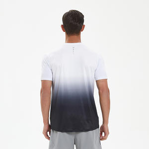 Camiseta Deportiva 2023, Tejida, 86% Poliéster, 14% Elastano, Secado Rápido, Transpirable, Diseño de Logotipo Personalizado, para Correr al Aire Libre, Gimnasio, Ajuste Holgado - Product Image 5