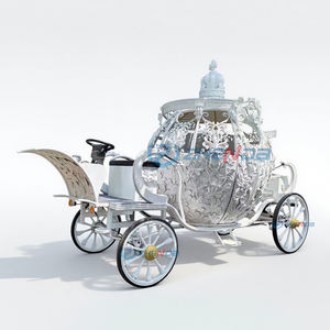Versión eléctrica de carruaje real personalizada disponible para la celebración de <span class=keywords><strong>Navidad</strong></span>, carruaje de calabaza a la venta a bajo precio - Product Image 1