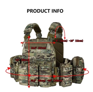 فاندا الأسود رخوة الإفراج السريع سترة التكتيكية متعددة الوظائف لوحة الناقل - Product Image 6