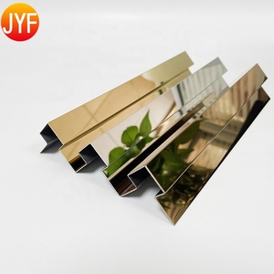 Jyf10018 Interno In Acciaio Inox Angolo Bordo Rotondo <span class=keywords><strong>Piastrelle</strong></span> Trim In Ottone Quadrato In Metallo Bordo <span class=keywords><strong>Piastrelle</strong></span> Assetto <span class=keywords><strong>per</strong></span> la decorazione di interni - Product Image 1
