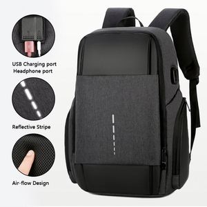 Factory Hot Sell College Office Business <b>Stylish</b> Usb Mochilas <b>Waterproof</b> Computer Rucksack Smart Laptop Bags Back Packs <b>Backpack</b> - Product Image 2