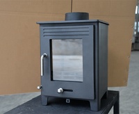 Poêle en acier 4kW, mini poêle à bois, poêle à bois