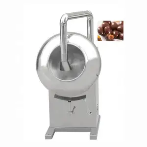 Máquina de temperar salgadinhos e temperos, misturador de aromatizantes de alimentos, xarope de açúcar e amêndoa, máquina pequena de revestimento de chocolate e doces