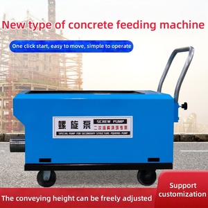 Máy cho ăn cấu trúc thứ cấp, bơm vận chuyển bê tông, ống xoắn ốc nhỏ truyền đạt vữa đá mịn và đổ - Product Image 3