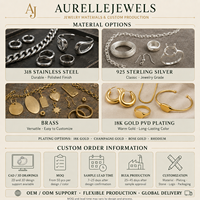 Collier tendance étanche en acier inoxydable plaqué or 18 carats avec fermoir cœur à poussoir pour la création de breloques DIY – Cadeau idéal pour bijoutiers