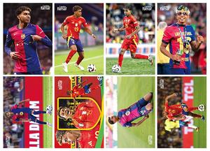 Vente en gros 8 pièces/ensemble 42*29CM Sport Football Super Star Messi Cristina Ronaldo Football papier peint affiche - Product Image 4