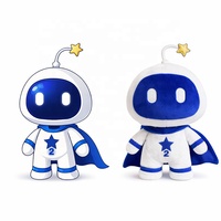 Personalisiertes Plüsch-Roboter-Spielzeug Weiches und Niedliches Plüschtier Maßgefertigte Großbestellungen Verfügbar Individuelles Plüschtier für Kinder