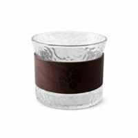 Tasse à thé en verre de style japonais, tasse côtelée à rayures verticales, verre résistant à la chaleur avec poignée en bois, petite capacité, tasse de dégustation pour maîtres sommeliers