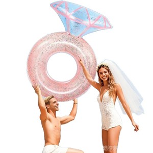 Inflatable Diamond Swimming Ring 40Cm Adult Pool Float For Beach And Water Parks Environmentally Friendly Pvc Material - Product Image 4