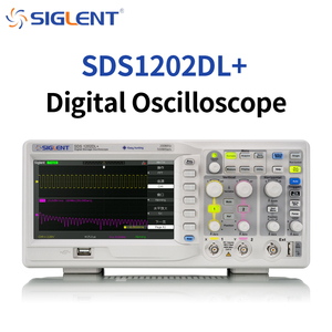 Osciloscopio Digital SIGENT SDS1202DL+ de 120MHz de Ancho de Banda, Doble Canal, 1Gsa/S, Resolución de 4 Bits, con 1 Año de Garantía - Product Image 1