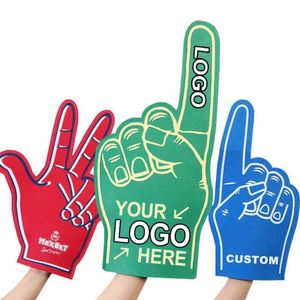 Gants de cheering personnalisés en mousse EVA avec logo – Offre spéciale, accessoires de cheerleading, cadeaux promotionnels, gants de cheering pour événements sportifs et célébrations - Product Image 1