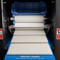Machine automatique de fabrication de feuilles de riz à sushi AT870 1300 pièces/h, haute précision, pour restaurants de sushi et cuisines centralisées