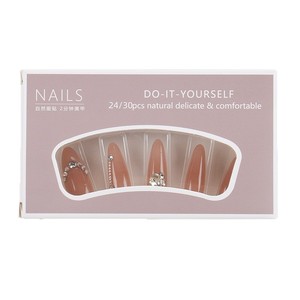 Uñas portátiles hechas a mano Ar Whiening Genle Lile Red Book Melad Blush Brown Auumn Winer New Ho Pure Desire Fairy - Product Image 5