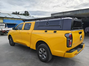 Aluminium Faltbare Wasserdichte Abschließbare Pickup-Truck-Abdeckung Schwarze Universelle Professionelle Hochbelastbare Zubehörabdeckung - Product Image 3