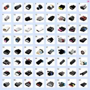 Terminals Tyco TE FCI <strong>Connectors</strong> 2/3/4/5/6/7/8/9/10 Pin Auto Automotive Electrical <strong>Connectors</strong> Wire Harness Waterproof <strong>Connectors</strong> - Product Image 2