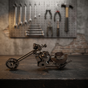 Mini moto décorative en fer et métal pour la maison, le salon, le bureau, la table, l'étagère, le meuble, le bureau, l'intérieur - Product Image 3